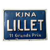 Old Lillet advertising plaque
