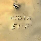 Large Art Deco ashtray in solid brass stamped India P.51 – circa 1950