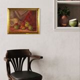 Italian signed still life painting dated 1930