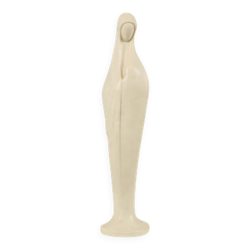 Italian Art Deco Style Statue of Mary with Child Faro 40cm