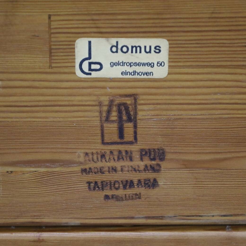 Vintage Coffee Table in Pinewood by Ilmari Tapiovaara, 1960s