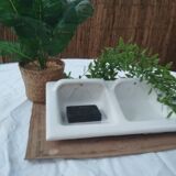 Double soap dish to attach in email