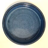 Blue ceramic handcrafted dish
