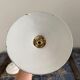 Vintage suspension in electrified green enamelled sheet metal with new