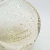 Murano controlled bubble vase