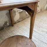 Oak desk with spindle legs, 1950s