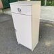 Narrow vintage beige bathroom cabinet 1970s