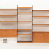 3-Piece wall unit by Nisse Strinning for String, Sweden, 1960s