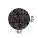 Istos dark gray round rug best price