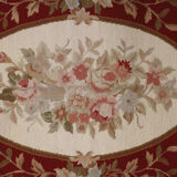 Floral rug handwoven english style needlepoint tapestry rug-122x183cm