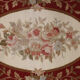 Floral rug handwoven english style needlepoint tapestry rug-122x183cm