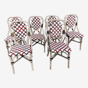 Rattan bistro chairs