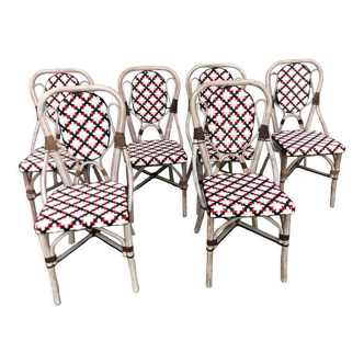 Rattan bistro chairs