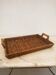 Woven rattan tray