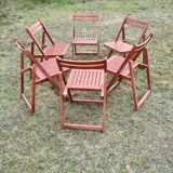 Vintage folding chairs