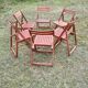 Vintage folding chairs
