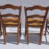 Set Of Straw Chairs