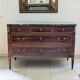 Commode en acajou estampillée f schey,cert. d'authenticité, ép. louis xvi