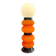 Vintage orange glass lamp – attributed to Carlo Nason, 1970s