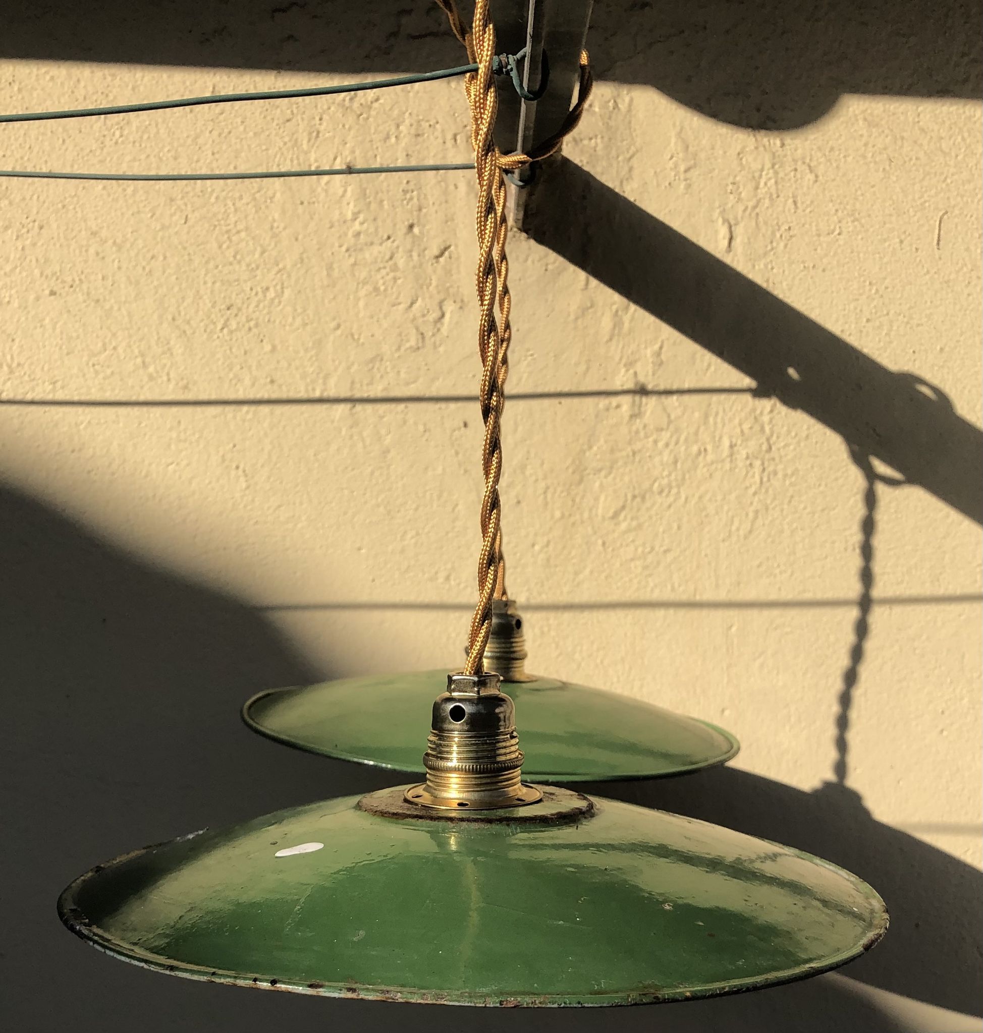 Pair of industrial suspensions