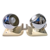 Small Wall Lights attributed to Goffredo Reggiani for Reggiani, 1960s, set of two.