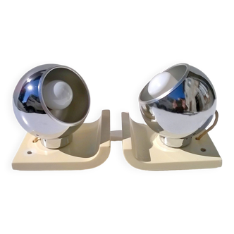 Small Wall Lights attributed to Goffredo Reggiani for Reggiani, 1960s, set of two.