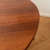 Florence Knoll round Coffee Table in Palisander 1960s