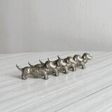 Set of 5 dog knife holders