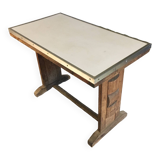 Wood and Formica bistro table