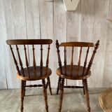Pair of bistro chairs