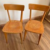 Mismatched set of 4 bistro chairs