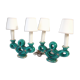 Pair of candlestick lamps