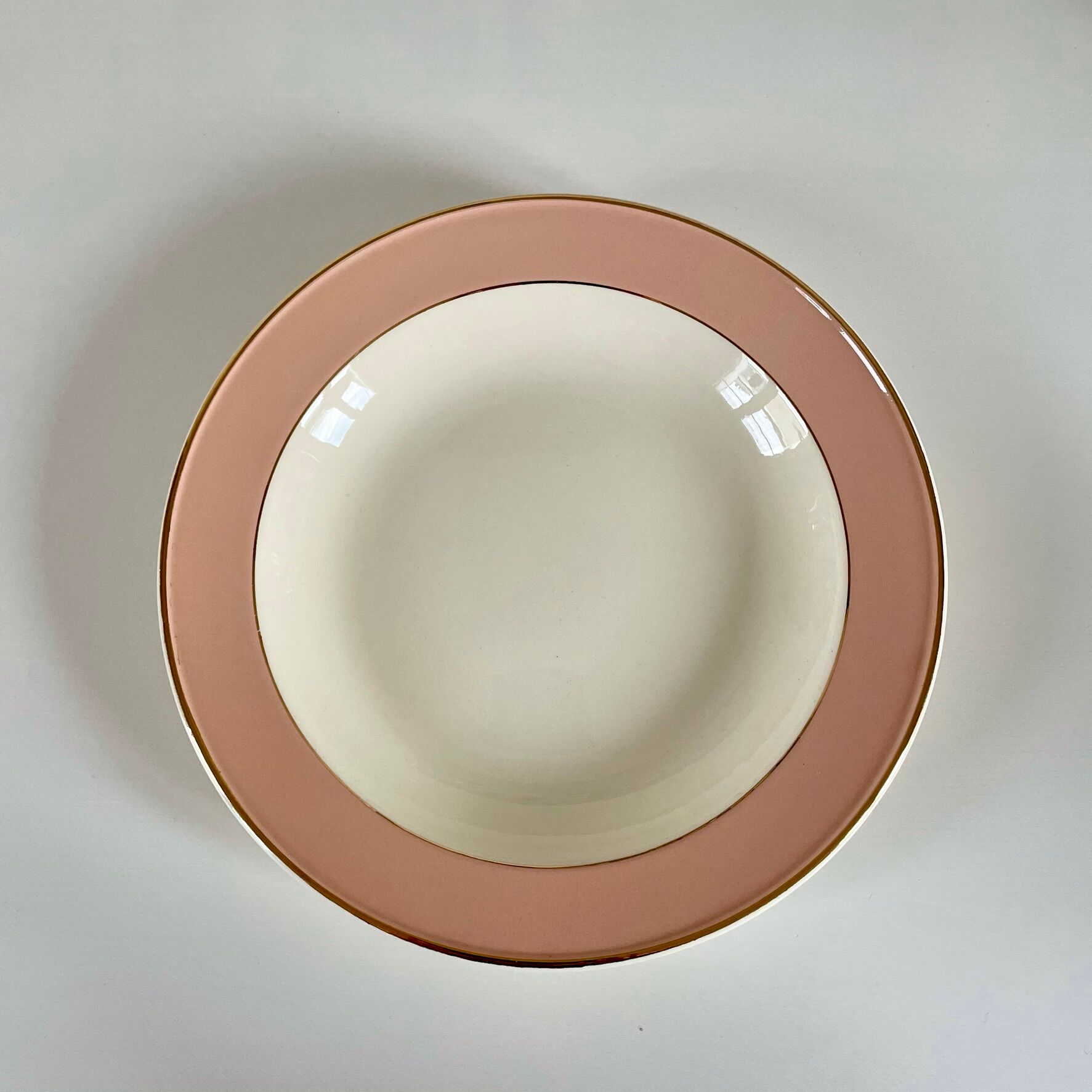 Lot 9 hollow plates + soup 60s Villeroy and Boch "Santos"