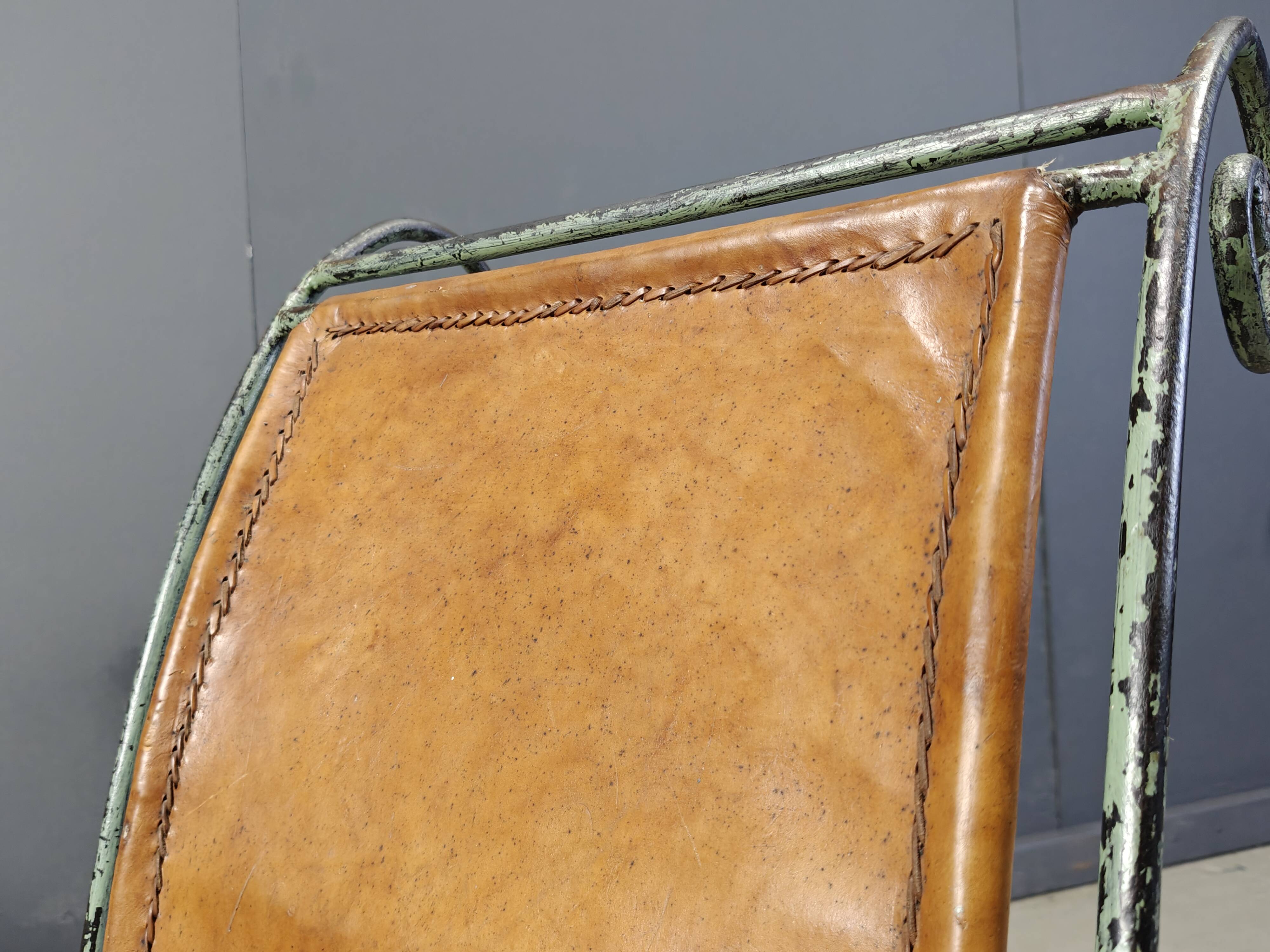 Spanish wrought iron dining chairs, 1960s