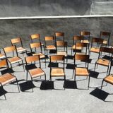 Lot of 20 school chairs