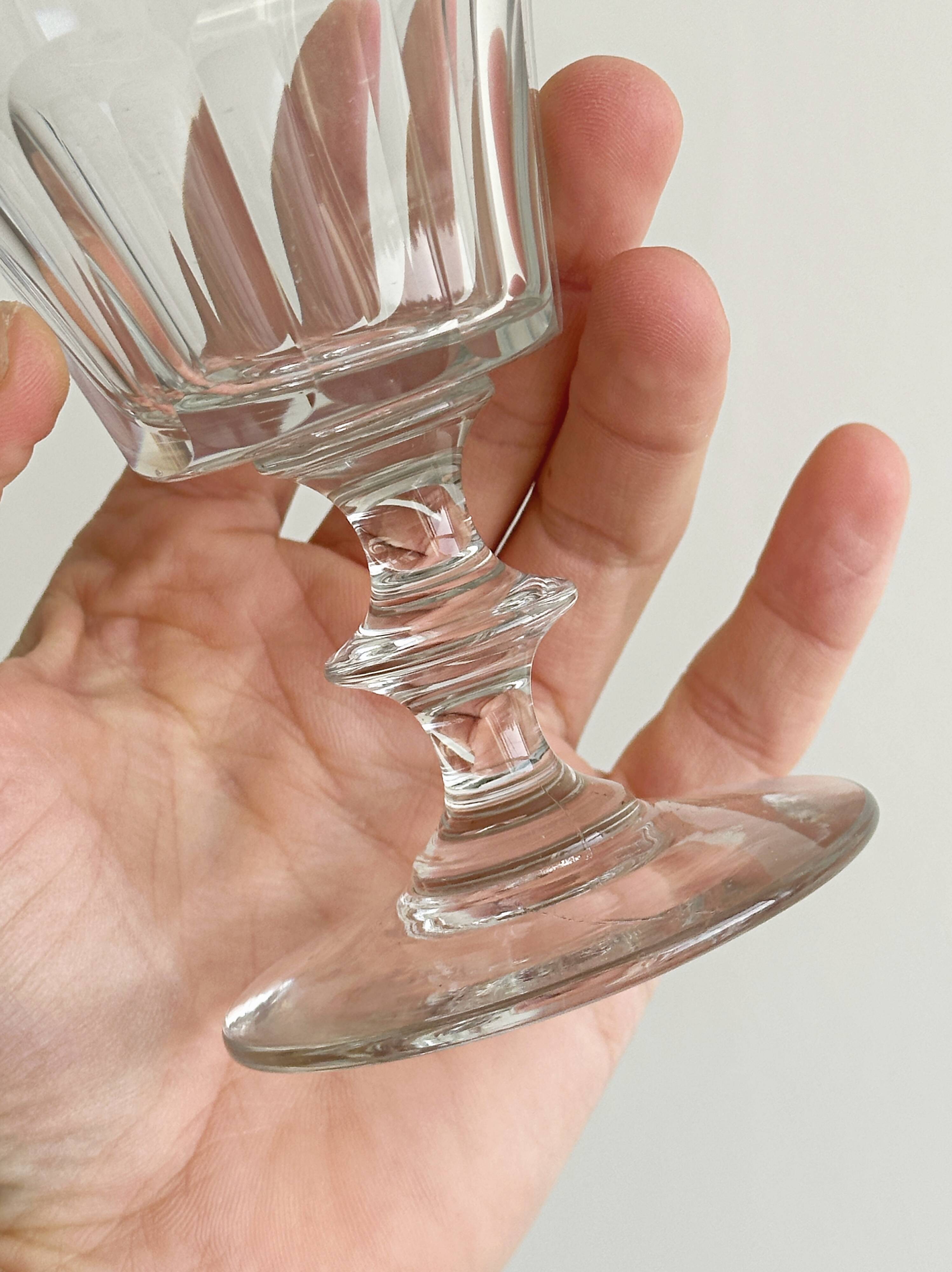 6 glass stemware glasses