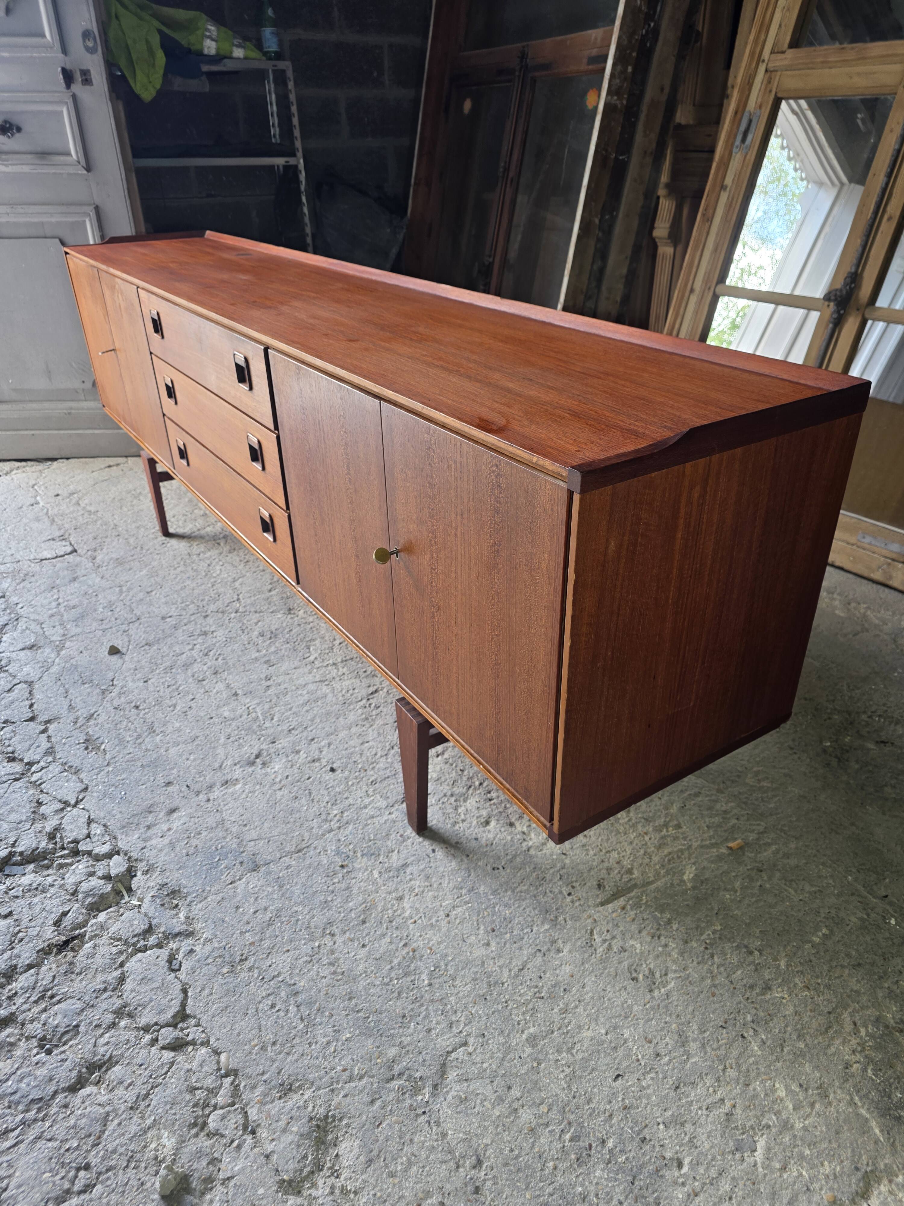 Scandinavian teak sideboard from the 1960s.