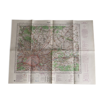 Map Paris - Ile de France Nord Est 1971