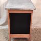 Parisian buffet in solid wood and enamelled sheet metal - mid 20th century.