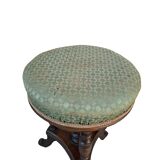 Sgabello a vite da Pianoforte Antico in Noce Inizio '900