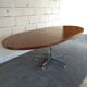 Georges Frydman's 60s vintage teak design oval dining table