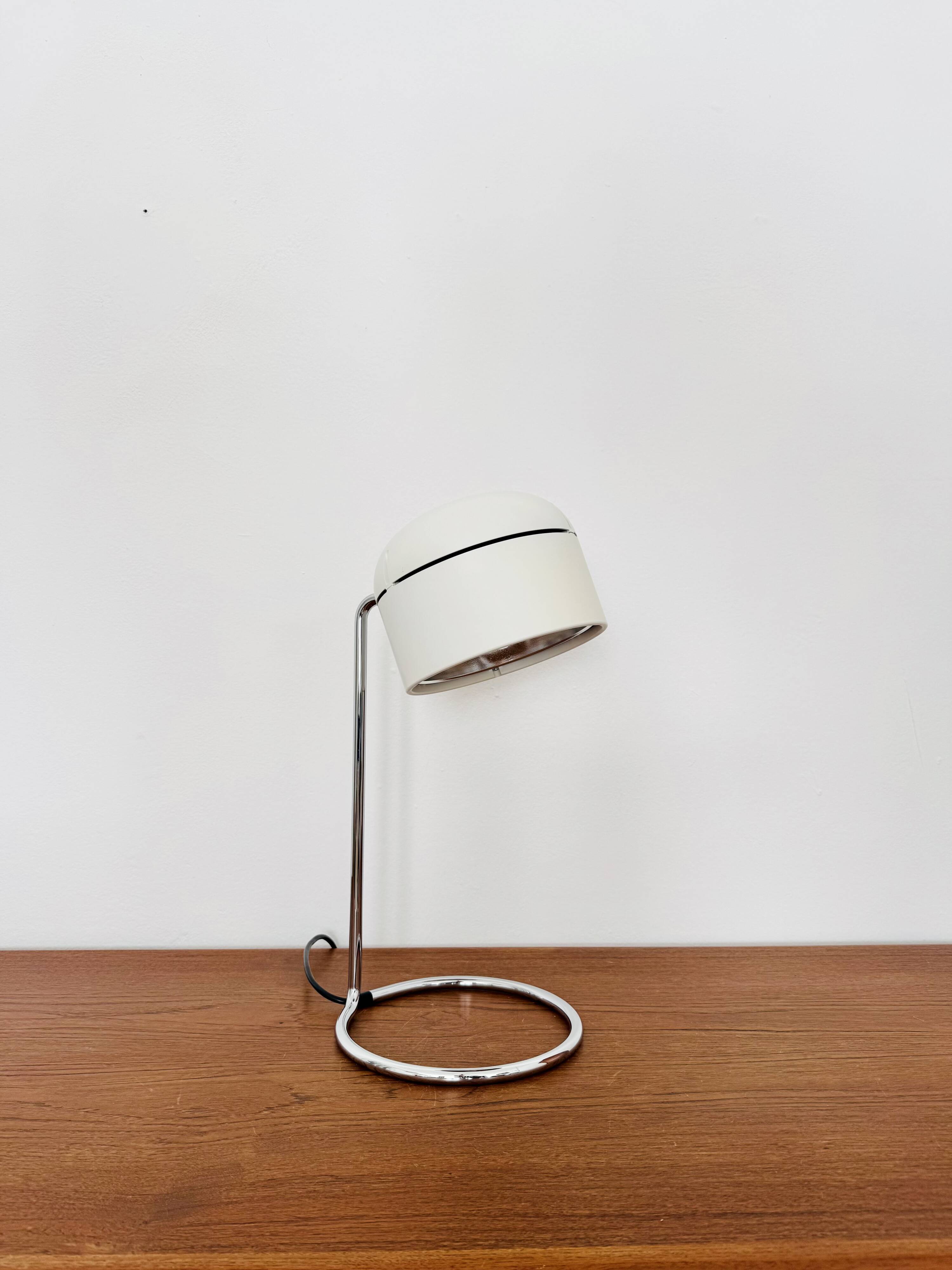 1 of 2 Adjustable Space Age Spot Table Lamps by Arnold Berges for Staff