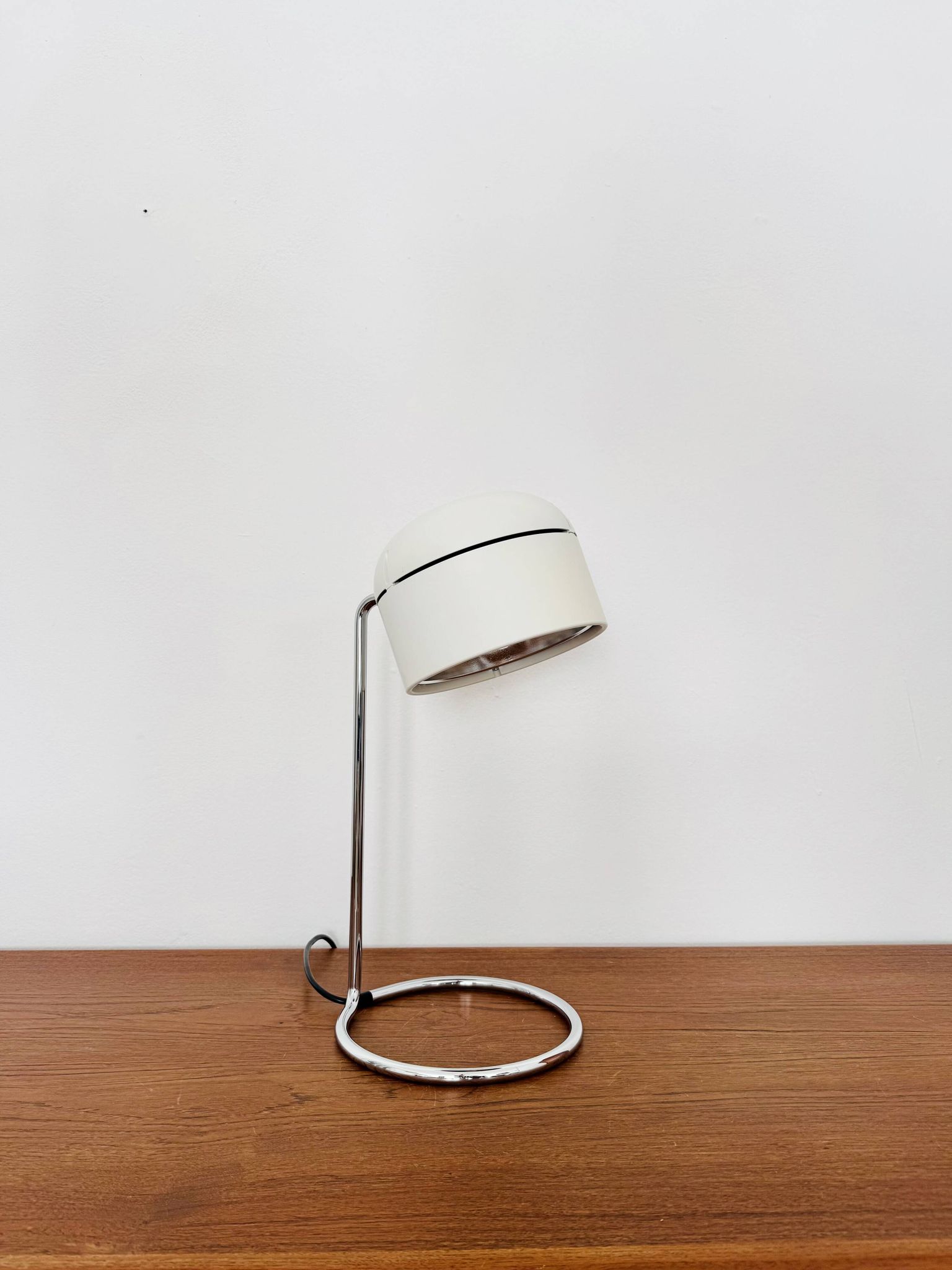 1 of 2 Adjustable Space Age Spot Table Lamps by Arnold Berges for Staff
