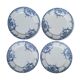 Set 4 Plates Dolphin