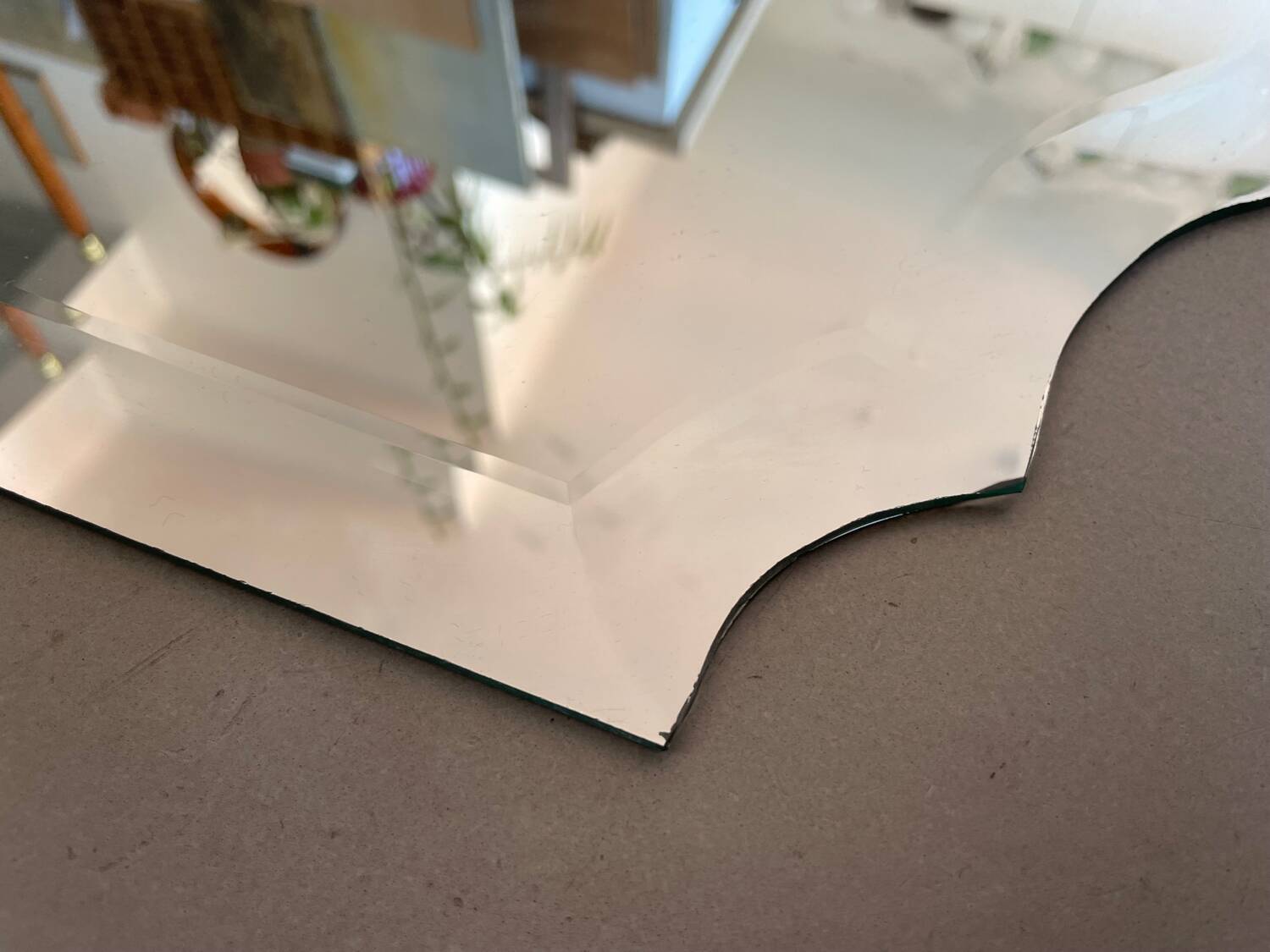 Beveled mirror 40x122cm