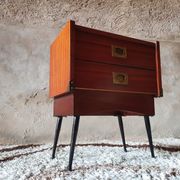 Table de chevet scandinave deux tiroirs
