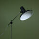 Large black metal vintage industrial desk lamp.