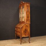 Elegant double-body Italian display cabinet from the 1950s