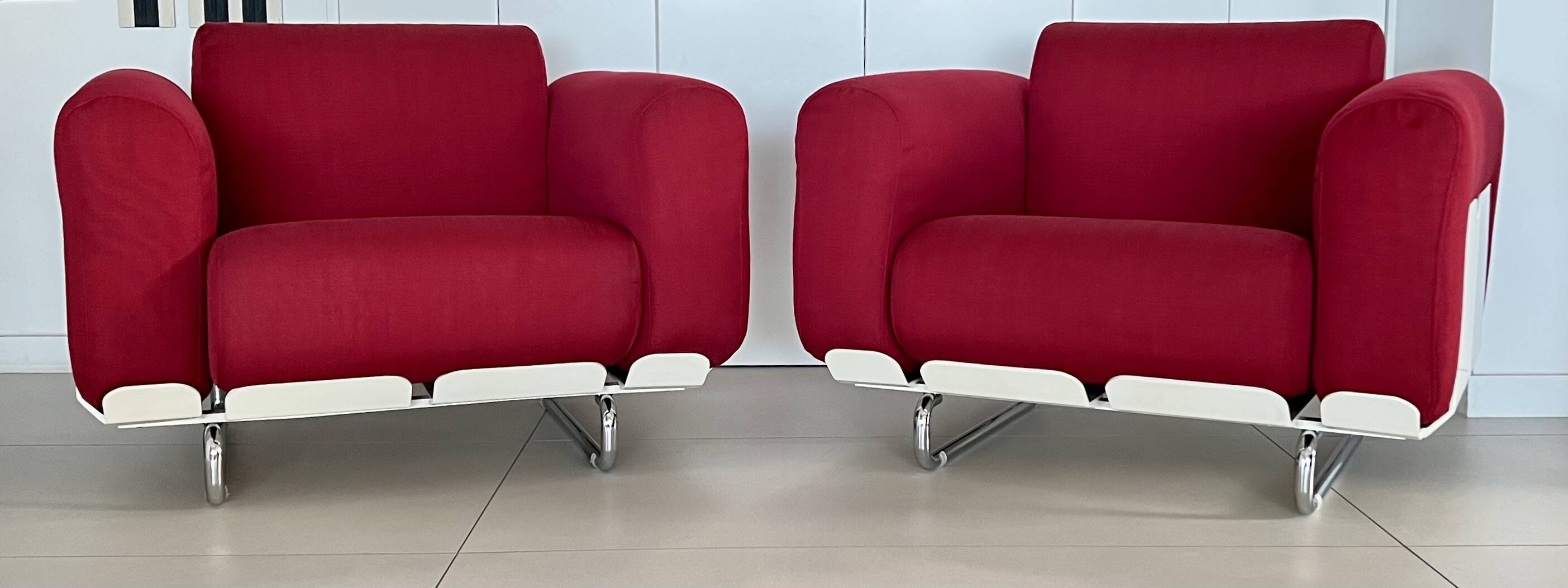 Senzafine Armchairs by Eleonore Peduzzi Riva for Zanotta, Italy 1969