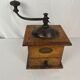 Wood and metal coffee grinder Peugeot Frères circa 1900